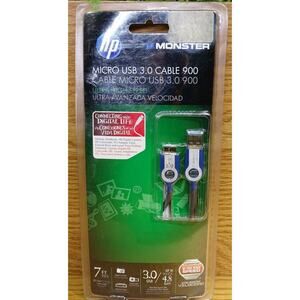 HP Monster Micro USB 3.0 Cable 900 Ultra High Speed 7 ft Cable **NEW**